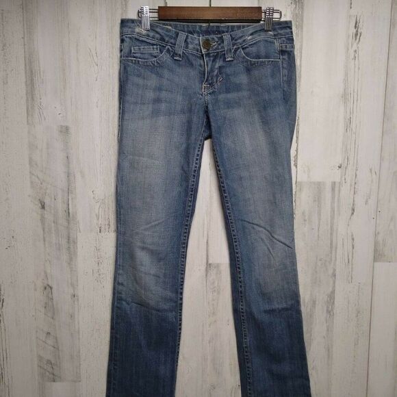 William Rast Sadie Women Size 25 Jeans Straight Leg Made In USA Medium Wash - Picture 1 of 8